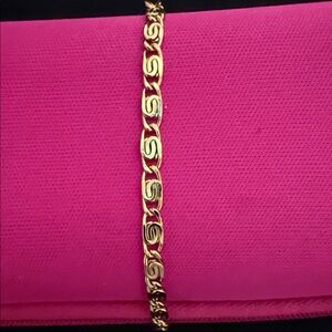 18K Gold Plated Bracelet Link Bracelet